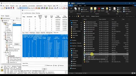 17 ABAQUS Tutorial Submitting And Monitoring A Job YouTube