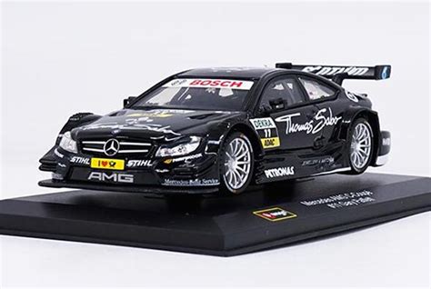 Black Bburago Diecast Mercedes Benz C Class Coupe Amg Car Model