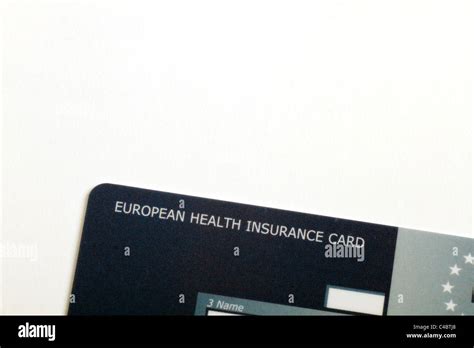 European health insurance card hi-res stock photography and images - Alamy