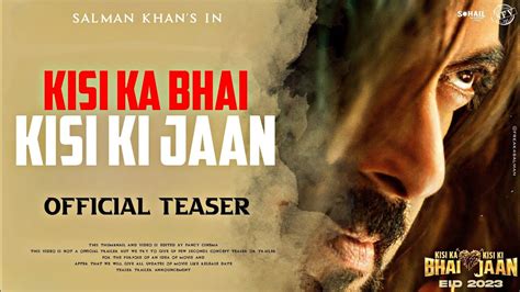 Kisi Ka Bhai Kisi Ki Jaan Teaser Trailer Salman Khan Pooja Hegde