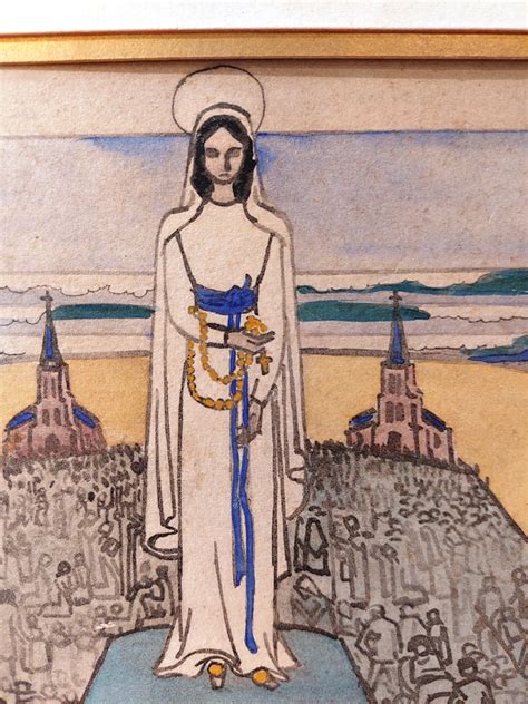 Jan Toorop St Vierge De Lourdes Verkocht Kunstveiling Nl