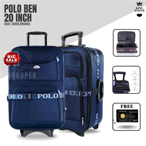 Jual Koper Polo 20 Inch Polo Koper Kain Koper Bagasi Koper Murah