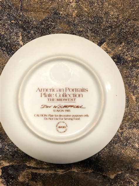 Vintage Avon Collectible Plates/american Portraits Plate | Etsy