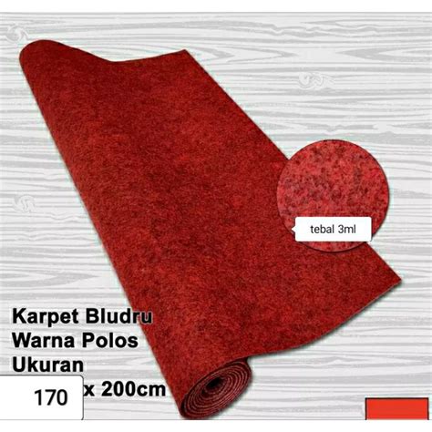 Jual Karpet Tebal Warna Polos Karpet Lantai Warna Polos 170cm X 200cm