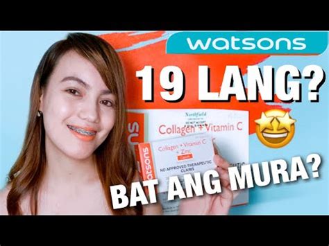 WATSONS COLLAGEN VITAMIN C ZINC REVIEW YouTube