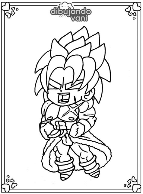 Imagen De Broly Para Pintar Broly From Dbz Free Coloring Pages Dragon