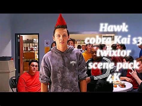 Hawk Cobra Kai S3 Twixtor Scene Pack 4K YouTube