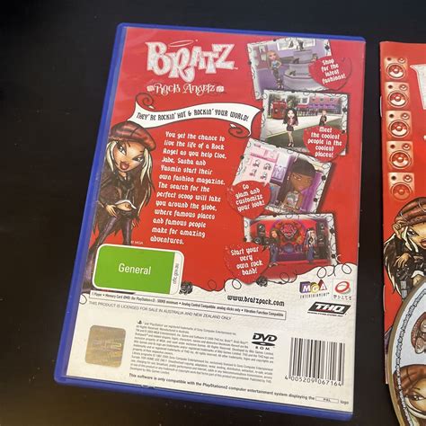 Bratz Rock Angelz Sony Ps2 Playstation 2 With Manual Pal Retro Unit