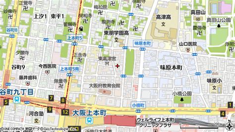 大阪府大阪市天王寺区東高津町 郵便番号 〒543 0021：マピオン郵便番号