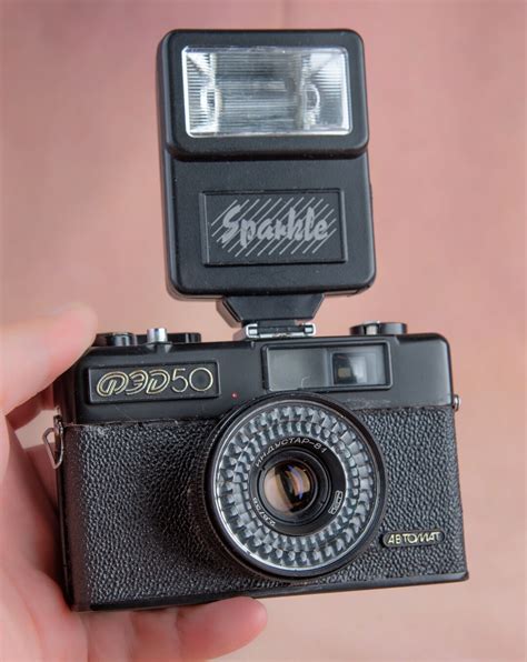 Film Rangefinder Camera FED-50 With Lens Industar-81 38mm.soviet 35mm ...