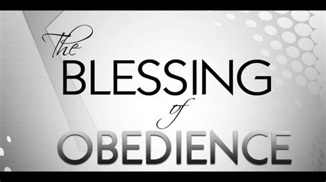 Blessings for Obedience - The Light of Christ Journey