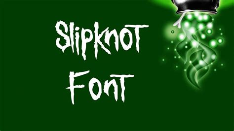 Slipknot Font Free Download