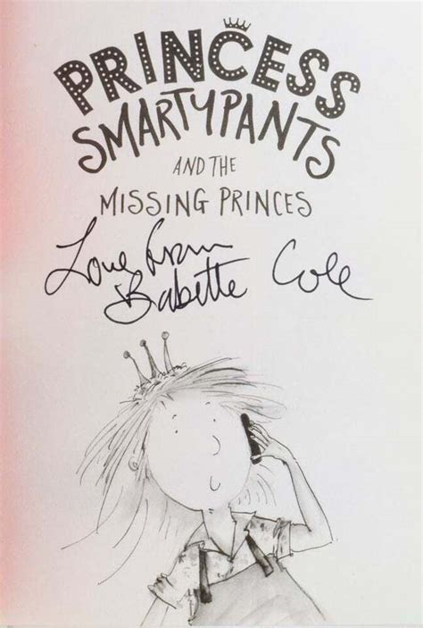 Babette Cole Princess Smartypants And The Missing Princes Signed 1st Edition Ebay