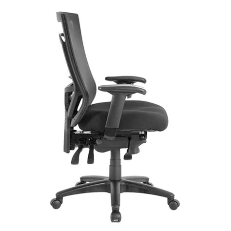 High Back Task Chair Black Mesh Back Seat Color Choice