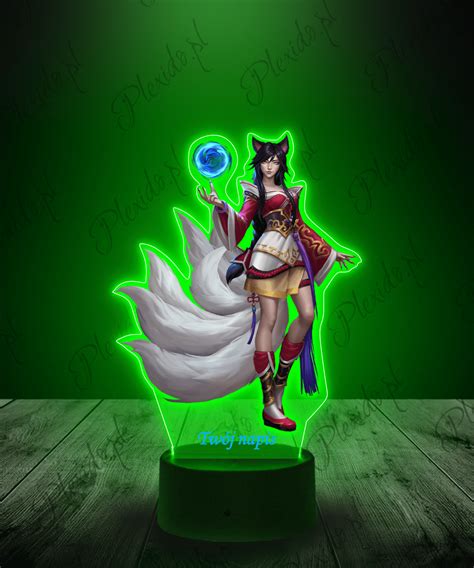 Lampka LED Plexido Z Nadrukiem League Of Legends Ahri Kula Plexido Pl