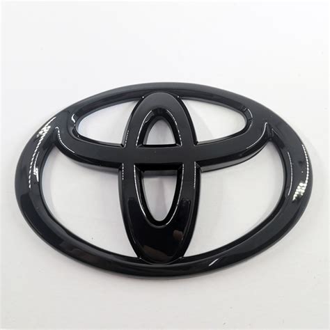 1 X ABS Glossy Black TOYOTA Logo Car Auto Front Rear Trunk Emblem