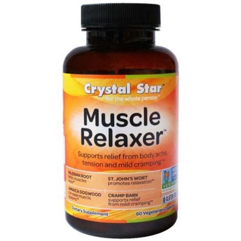 Crystal Star Muscle Relaxer Herbal Supplements 60 Count For Sale Online