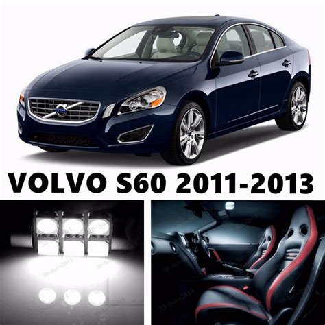 Pcs Led Xenon White Light Interior Package Kit For Volvo S