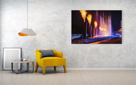 Branson Landing Fountain Fire and Flames Lake Taneycomo - Etsy