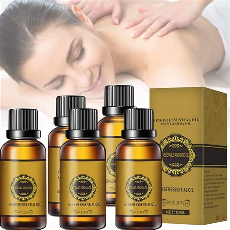 Amazon Bottle Abdominal Drainage Ginger Oil Belly Drainage