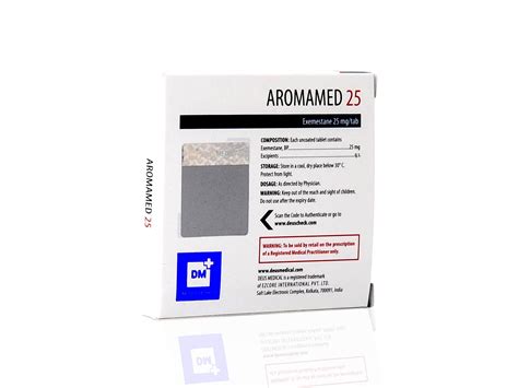 Aromamed 25 Exemestane 25comprimés De 25mg Deus Medical Lecoqto