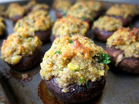 Parmesan Stuffed Mushrooms Recipe Babaganosh