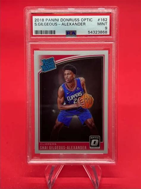 2018 19 TONDEUSES OPTIQUES Donruss Shai Gilgeous Alexander Los Angeles