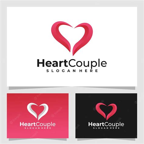 Premium Vector | Online dating logo vector design template