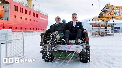 Antarctica Same Sex Wedding First On British Territory Bbc News