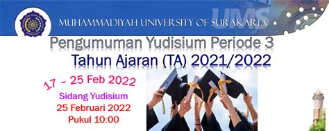 Pendaftaran Yudisium Periode Tahun Akademik Faculty Of