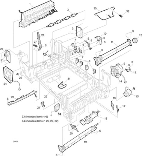 Xerox Office Products Phaser Parts List Diagrams