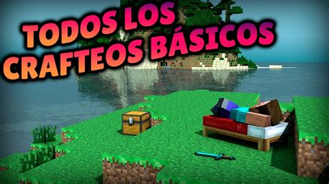 CRAFTEOS BÁSICOS de MINECRAFT GUIA 1 YouTube