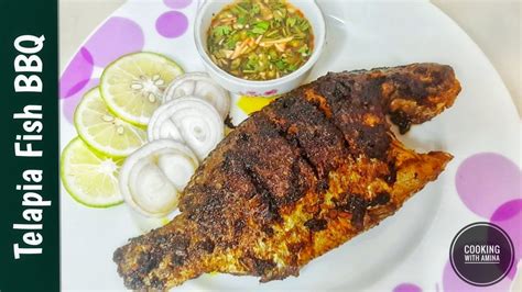 Telapia Fish Bbq Recipe। কয়লা পোড়ানোর ঝামেলা ছাড়াই চুলায় তৈরি