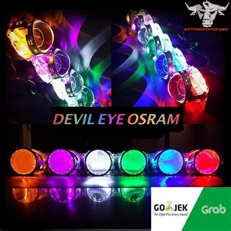 LAMPU DEVIL EYE LED OSRAM 3 KABEL LAMPU DEVIL EYE LAMPU DEVIL OSRAM