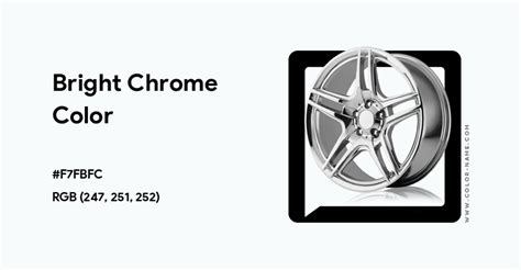 Bright Chrome color hex code is #F7FBFC