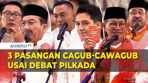 FULL RK Suswono Dharma Kun Hingga Pramono Rano Usai Debat Perdana