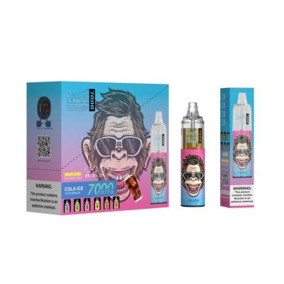 Original Randm Puffs Tornado Gorilla Monkey Design Disposable Vape