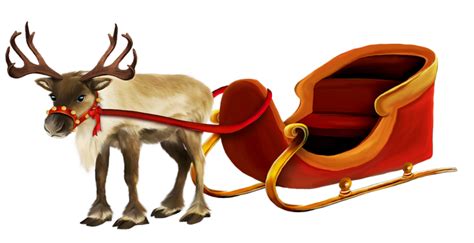 Santa Sleigh PNG