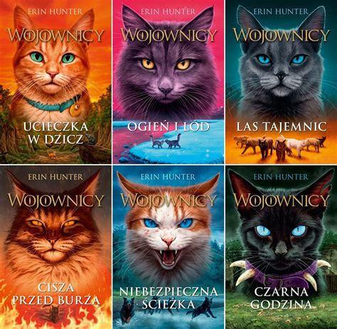 WOJOWNICY Erin Hunter Zestaw książek 12916925079 Książka Allegro