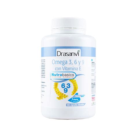 Omega 3 6 9 Vitamina E x 100 cápsulas blandas Colágeno Marino Perú