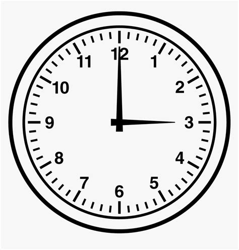 Clock Clipart Black And White | Bruin Blog