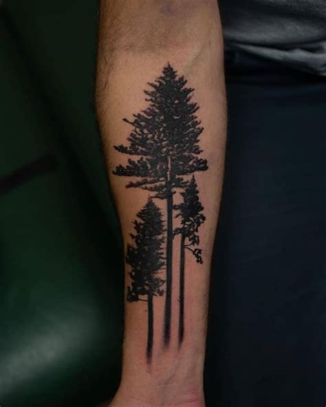 Top 75+ Best Tree Silhouette Tattoo Ideas - [2021 Inspiration Guide]