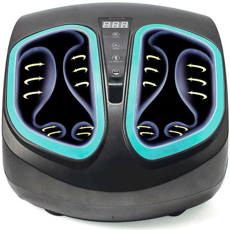 Electric Foot Massager With Soothing Infrared Heat And Air Compression