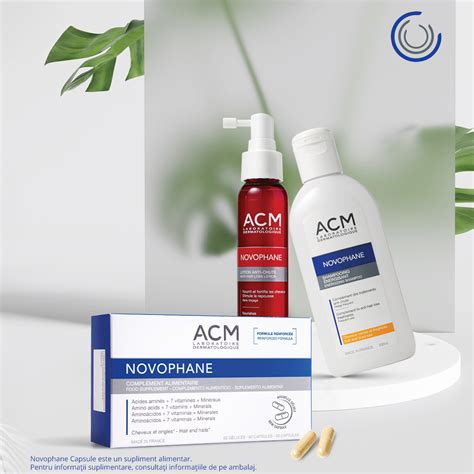 ACM Novophane Capsule Pentru Par Si Unghii Puternice X 60 Capsule