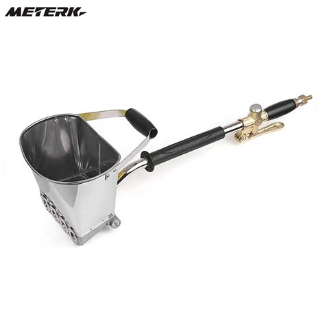 Professional Wall Mortar Sprayer Machine Stucco Shovel Hopper Ladle