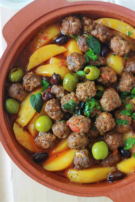 Tajine Aux Boulettes De Viande Et Pommes De Terre Sauce Tomate Artofit