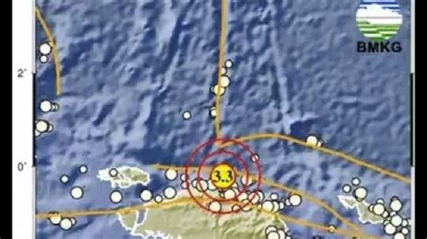 Gempa Bumi Terkini Indonesia Gempa Magnitudo 33 Getarkan Papua Barat