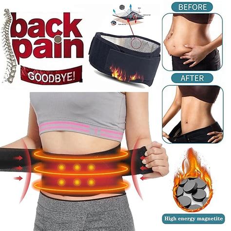 Weight Loss Magnets Lumbar Brace Belt Waist and Lower Back Support ...