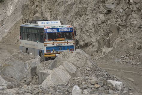 Himachal Roadways Bus Tata in Hills (33) | India Buses