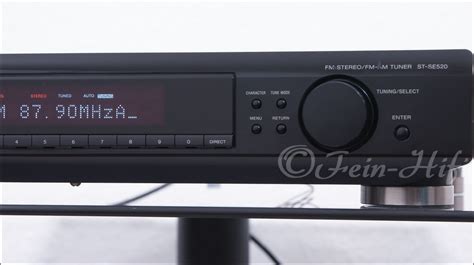 Sony ST SE520 Stereo FM AM HiFi Tuner Mit RDS EON